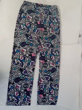 Monster High Y2K Girl Pink Purple Pajama Pants 2013 Size 14